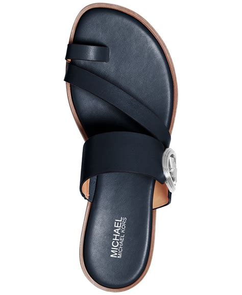 womens slides michael kors|michael kors slip on sandals.